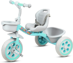 Baby Smile Tricycle with Dual Storage Basket and Seatbelt BS-BST