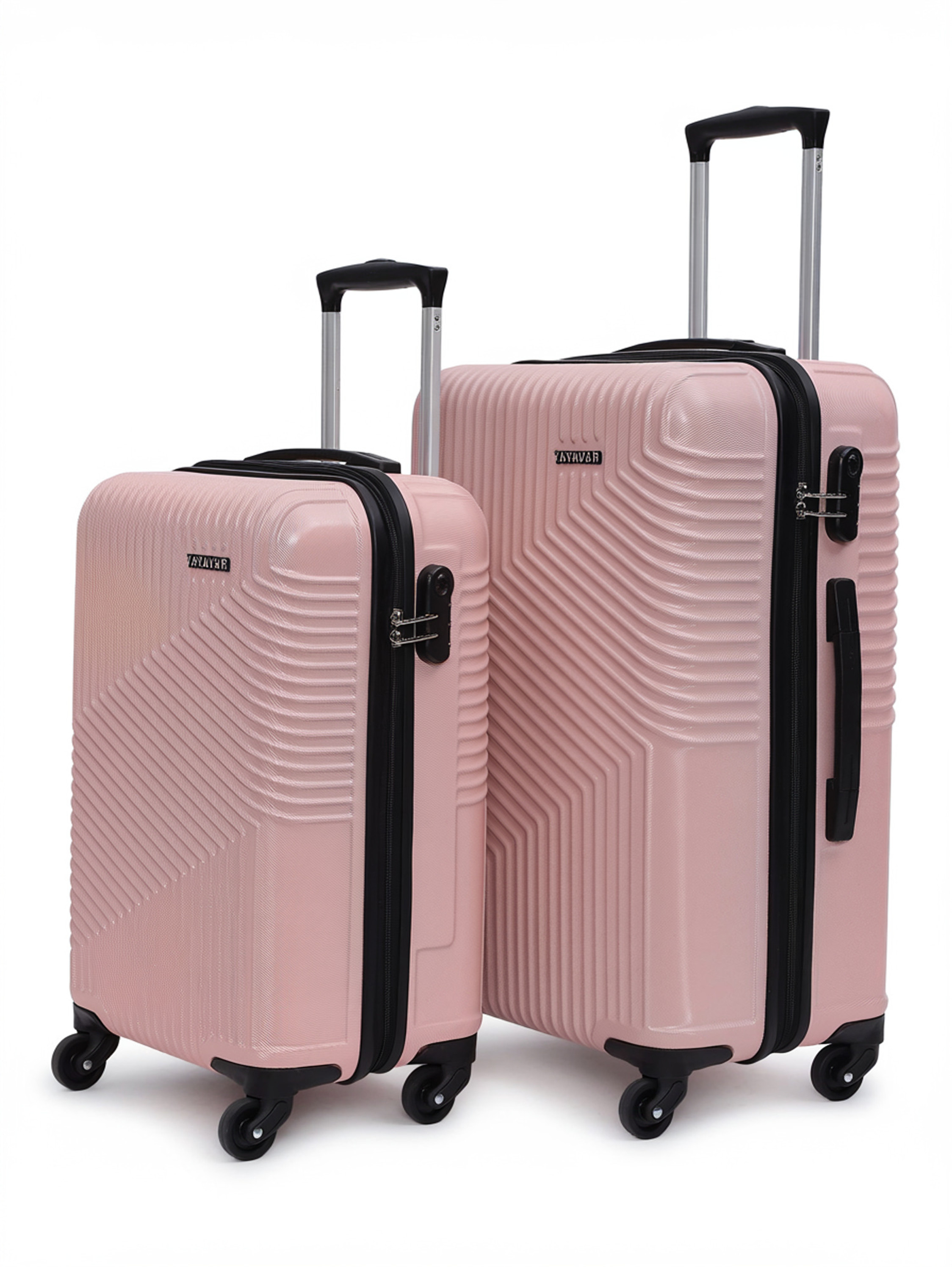 YAYAVAR Hard Body Set of 2 Luggage 4 Wheels - Cairo - Pink