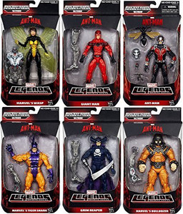 Antman Marvel Legends Giant Man, Grim Reaper, Wasp, Bulldozer, Ant