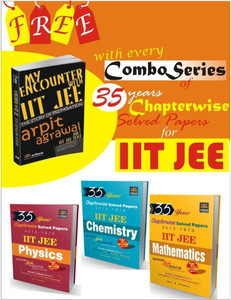 35 Years Chapterwise Solved Papers for IIT JEE (Set of 3 Books)