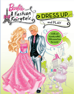 green emerald velvet dress Year 2009 Barbie A Fashion Fairytale DVD Series 12 Inch Doll : MARIE A –  JNL Trading main image 0