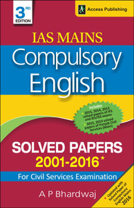 Compulsory English - Solved Papers 2001-2016 for Civil Services Examination