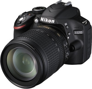NIKON D3200 DSLR Camera (Body with AF-S 18-105 mm VR Lens)