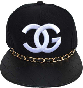 chanel logo cap