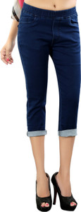 FCK-3 Women Blue Capri