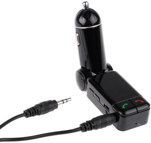 VibeX v2.1+EDR Car Bluetooth Device with 3.5mm Connector, Audio Receiver, Car Charger, FM Player, FM Transmitter