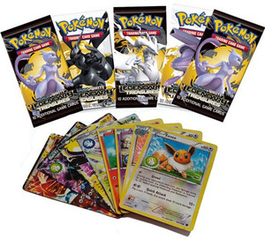 POKEMON Card Legendary Treasures 5 Packs - Card Legendary