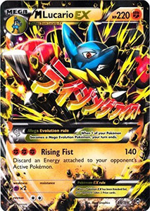 POKEMON M/Mega Lucario (55/111) Xy Furious Fists Holo - M/Mega Lucario  (55/111) Xy Furious Fists Holo . shop for POKEMON products in India. |  Flipkart.com