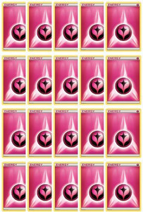 POKEMON 20 Basic Fairy Energy (Pink)(Xy Seriesunnumbered) - 20