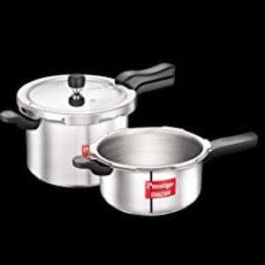 Prestige Svachh Combo 5 L 3 L Induction Bottom Pressure Cooker