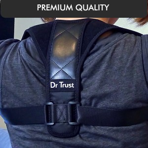 Dr. Trust USA Adjustable Shoulder Back Support Belt for Men