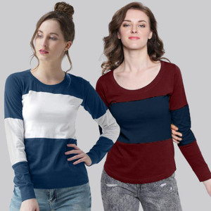 Full sleeve t shirts for sale womens flipkart