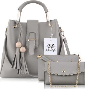 Grey color sale handbags
