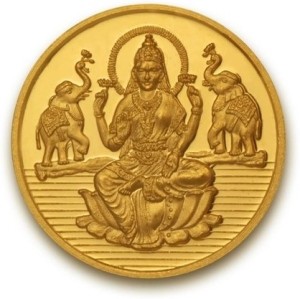 P.N.Gadgil Jewellers Laxmi shree 24 (995) 2 g Gold Coin