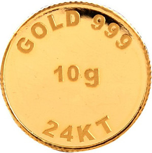 Bangalore Refinery Brpl 10 Gram 24kt Purity Coin 24 (999) K 10 g Gold Coin
