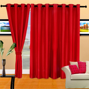 Cortina 270 cm (9 ft) Long Door Polyester Room Darkening Curtain (Pack Of 2)