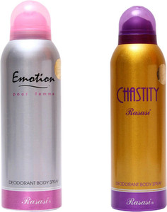 RASASI chastity,emotion Deodorant Spray For Women Price in