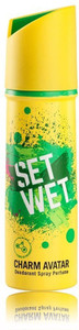 SET WET Charm Avatar Body Spray  -  For Men