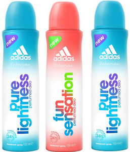ADIDAS Pure Lightness Fun Sensation Deodorant Spray For Women Price  in India, Buy ADIDAS Pure Lightness Fun Sensation Deodorant Spray For 