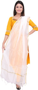 DUPATTA BAZAAR Art Silk Solid Women Dupatta