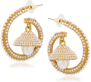 MEENAZ Jhumki For Girls Cubic Zirconia, Crystal Alloy Jhumki Earring