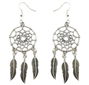 MEHRUNNISA Dream Catcher long For Girls Metal Drops & Danglers