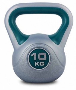 KOBO Fitness 10 Kg High Quality Imported for Gym Grey, Green Kettlebell