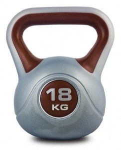KOBO Fitness 18 Kg Kettlebell High Quality for Gym Grey, Brown Kettlebell