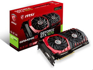 MSI GTX 1070 8GB 程度よし MSI GeForce GTX 1070 X 8G GDDR5 8 GB NVIDIA Chipset 256 bit 8108