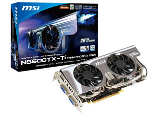 MSI N560GTX-Ti Twin Frozr II 2GD5/OC GDDR5 2 GB NVIDIA Chipset 256