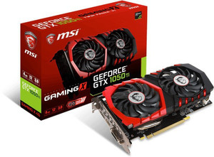 MSI GTX 1050 Ti GAMING X 4G GDDR5 4 GB NVIDIA Chipset 128