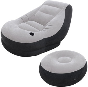 INTEX VW INTEX Ottoman Chair Vinyl 1 Seater Inflatable Sofa