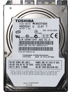 TOSHIBA MK8037GSX 80 GB Laptop Silver (Metalic) SATA Internal Hard