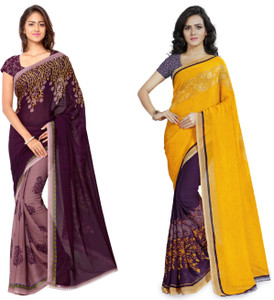 kashvi sarees Printed Bollywood Georgette Saree