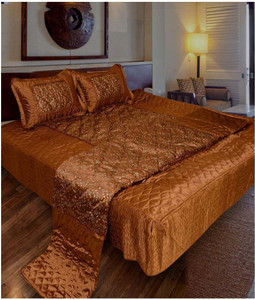 Chelsi Satin Double King Sized Bedding Set