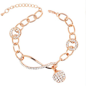 NAKABH Alloy Gold-plated Charm Bracelet