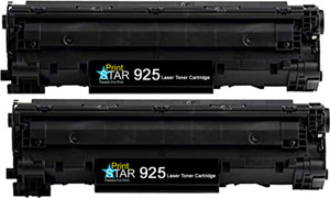 PrintStar 925 Black Toner Cartridge Pack of 2 Compatible for Canon Laser Shot LBP6018B, Canon imageCLASS MF3010 Black Ink Toner
