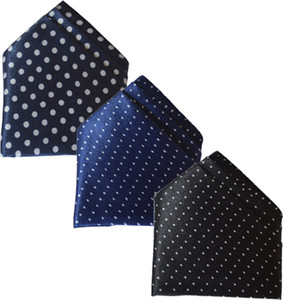 LOOPA Polka Print Polycotton Pocket Square