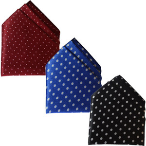 LOOPA Polka Print Polycotton Pocket Square