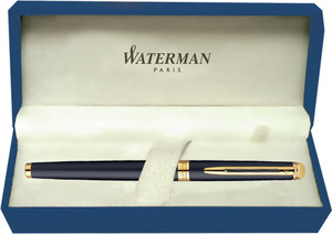 Waterman Hemisphere Matt Black GT Fine Nib Fountain Pen