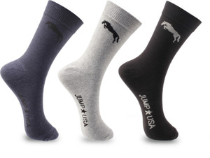 JUMP USA Men Self Design Mid-Calf/Crew