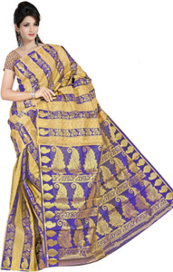 JagannathSaree Self Design Bollywood Silk Blend Saree