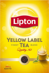 Lipton Yellow Label Black Tea Bags Box