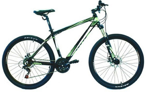 JAVA One 650B 27.5 Inches 21 Speed Black & Green 27.5 T (inch) Mountain ...