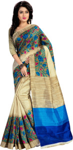 Gugaliya Printed Chanderi Cotton Blend Saree