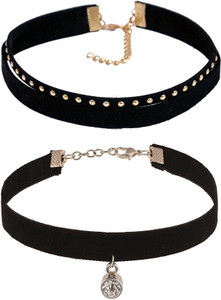 FashMade Pack Of 2 Fabric Choker