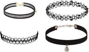 BNB Pack of 4 Fabric Choker