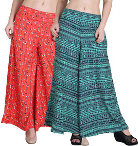 Emeros Regular Fit Women Multicolor Trousers