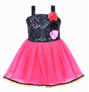 Wishkaro Girls Midi/Knee Length Casual Dress