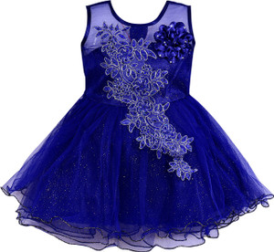 Wishkaro Girls Midi/Knee Length Casual Dress